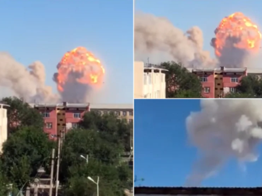 Екстрена евакуація: у Казахстані прогримів потужний вибух на військових складах