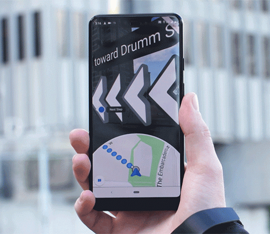 Google додав функцію доповненої реальності в карти на iOS і Android