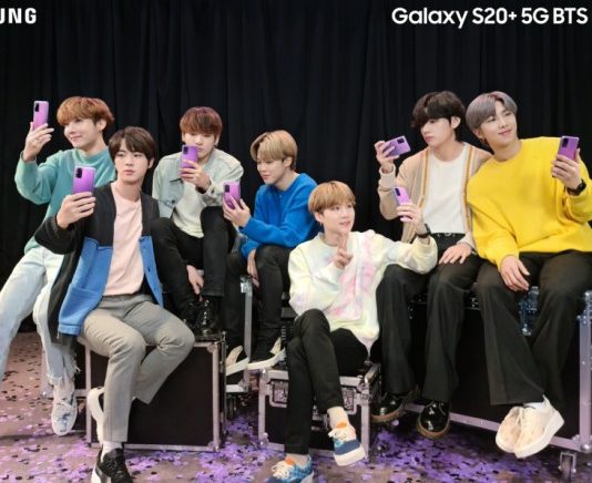 Samsung представила лімітовану версію Galaxy S20 + BTS Edition