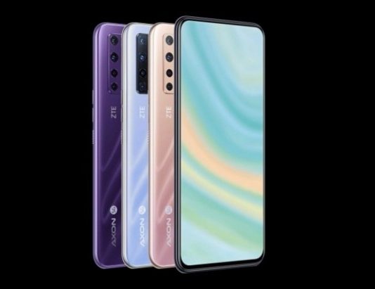 ZTE випустила Axon 20 5G. Це перший в світі серійний смартфон з підекранной селф-камерою