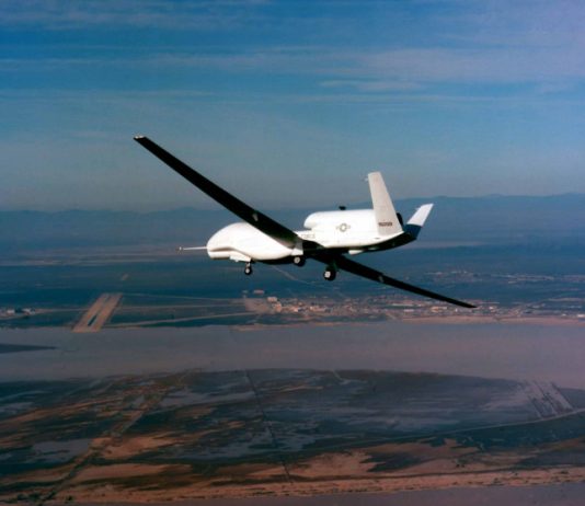 Global Hawk США уперше моніторив для України кордон з Білоруссю та Росією